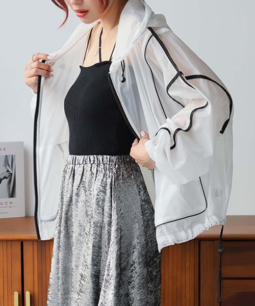 Girly Doll（ガーリードール） ブルゾン ジャンバー セミシースルー