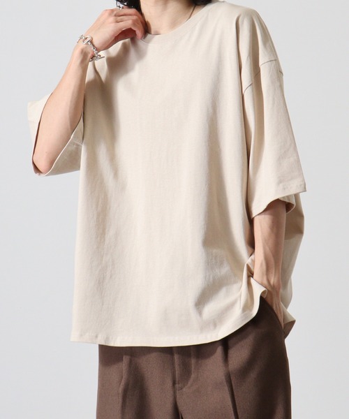 Mサイズ✭ホワイト/半袖Ｔシャツ AZ-02-002 インド超長綿 半袖Tシャツ：ホワイト | 亜麻色雑貨店