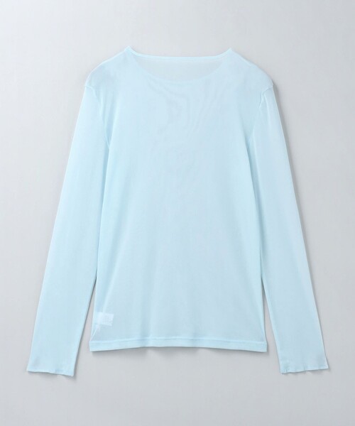 6(ROKU) tシャツ 「6(ROKU)」ナイロン チュール クルーネック