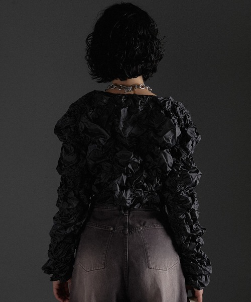 PRANK PROJECT プランクプロジェクト ラングプリーツトップ PRANK PROJECT｜ラングプリーツトップ / Wrung Pleated Top