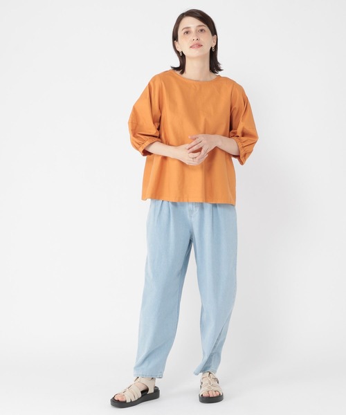 ブラウス シャツ 立体パフブラウス レディース ブラウス レディース トップス シャツ 立ち襟 フリル レース