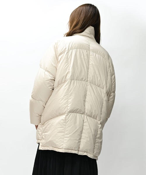 marai ダウンコート ダウンジャケット 無地 ジャケット スタンドカラー