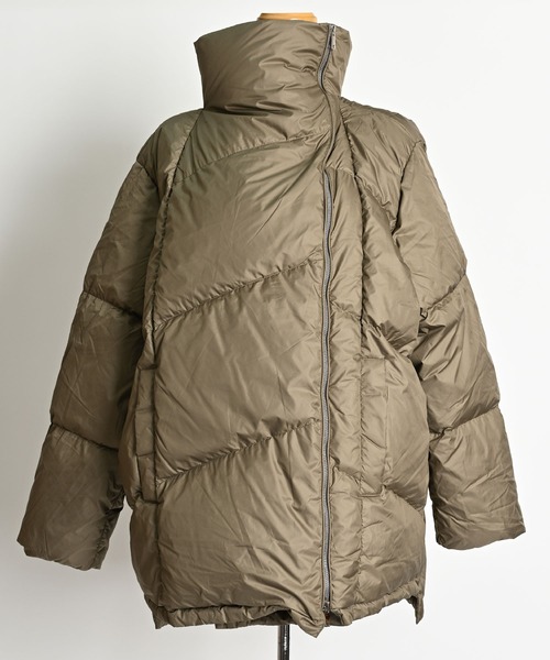 marai ダウンコート ダウンジャケット 無地 ジャケット スタンドカラー