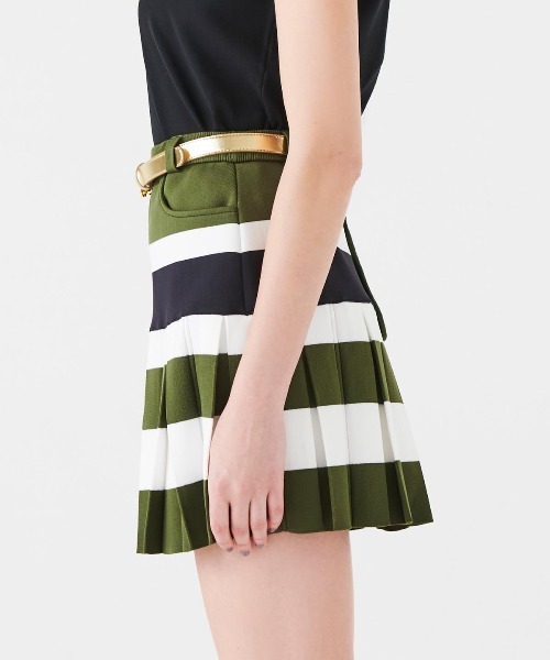 archivio（アルチビオ） スカート 「LADIES」プリーツ切替ニット