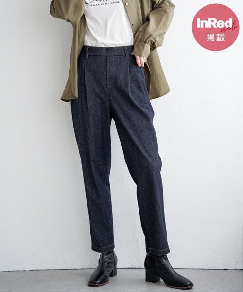 ikka パンツ 「雑誌InRed web10月号掲載」GOKU楽パンツ