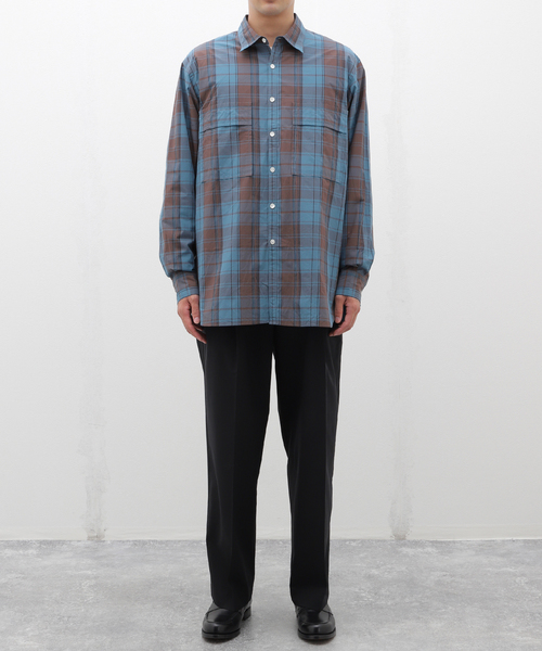 EDIFICE シャツ :colon(コロン) CSH-4 W-Pocket Check Shirt CSH-4 