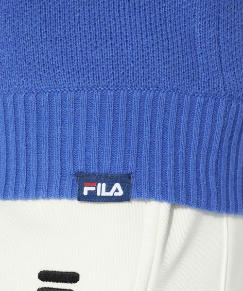 ニット セーター FILA GOLF/フィラゴルフ ゴルフウェア ブランド ロゴ 蓄熱 軽量 モックネック 長袖 ニット セーター レディース FILA GOLF tシャツ GOLF/フィラゴルフ ゴルフウェア ブランド