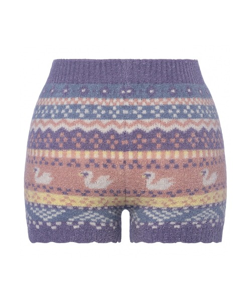 パン柄　裏毛ニット Triumph（トリンプ） スロギー “ほっ”とあったか(ニット柄) ニット