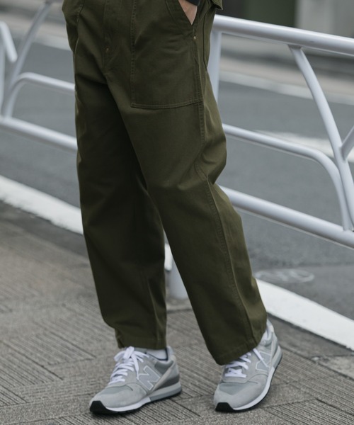 パンツ moai MIDIUMISOLID｜【20%OFF】タックワイドイージーパンツ 2