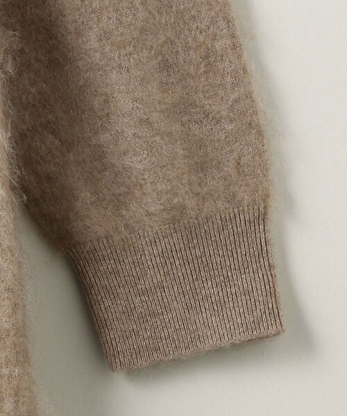 ASTRAET カーディガン 「ASTRAET」カシミヤ 12G ファー ロング 