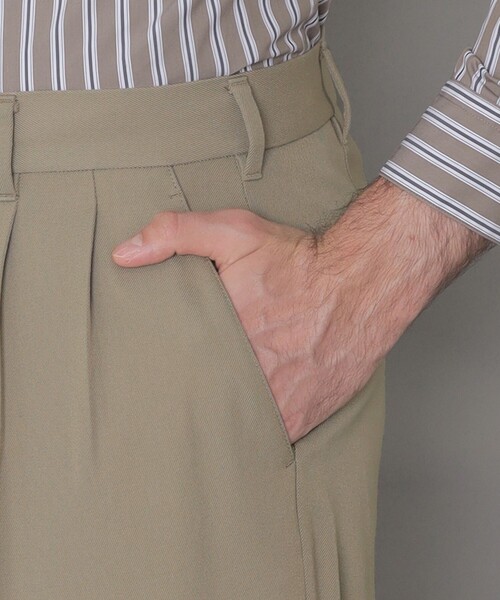 MACKINTOSH LONDON チノパン ウールツイルビッグチノパンツ