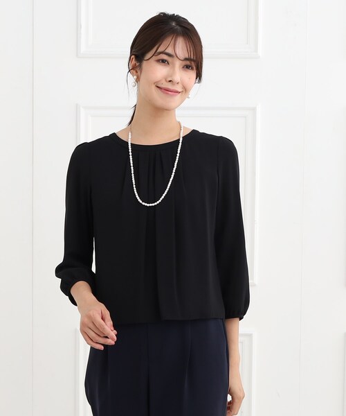 Reflect / リフレクト 【夏SALE／マシンウォッシュ可】ピンタックブラウス Reflect ブラウス シャツ 「夏SALE／マシンウォッシュ可