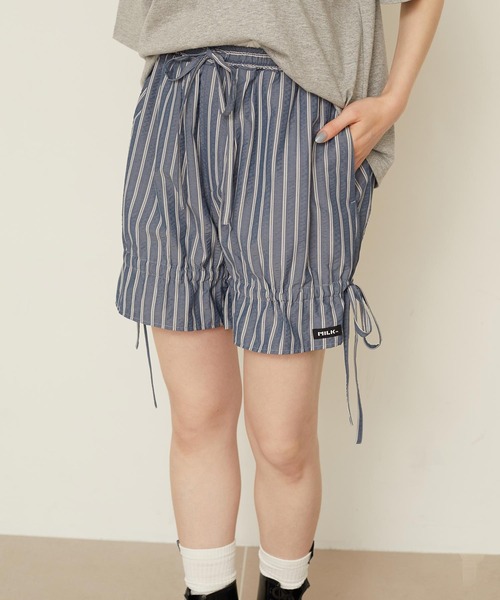 MILKFED.(ミルクフェド) パンツ POINTED RIBBON SHORT PANTS MILKFED.(ミルクフェド) パンツ POINTED RIBBON SHORT PANTS