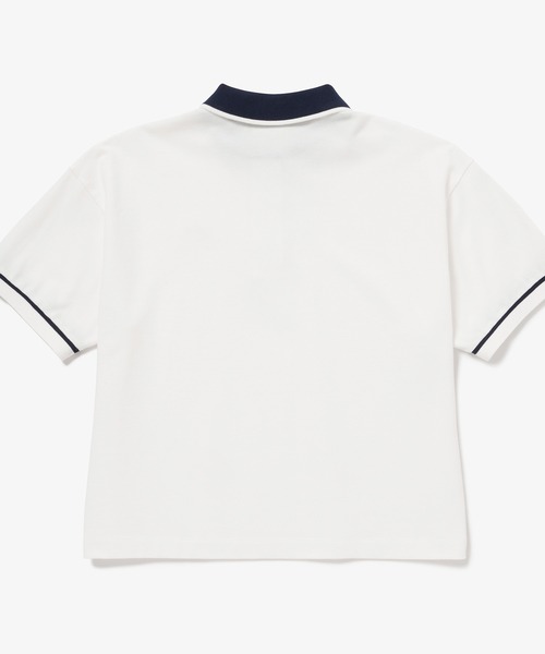 [LACOSTE] рубашка-поло с коротким рукавом 36 белый женский 