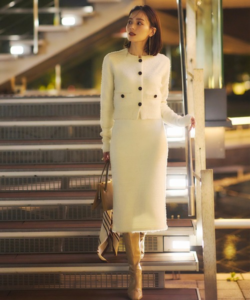 anuans ワンピース カーディガンニットセットアップ : ZOZOTOWN Yahoo