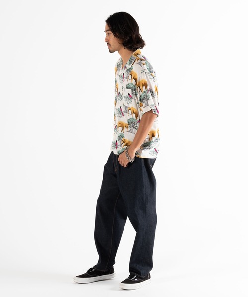 BEDWIN 半袖　アロハシャツ BEDWIN & THE HEARTBREAKERS シャツ S/S OPEN COLLAR ALOHA