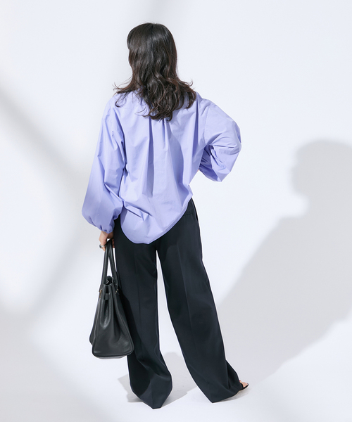journal standard L'essage ブラウス シャツ スタンドカラー