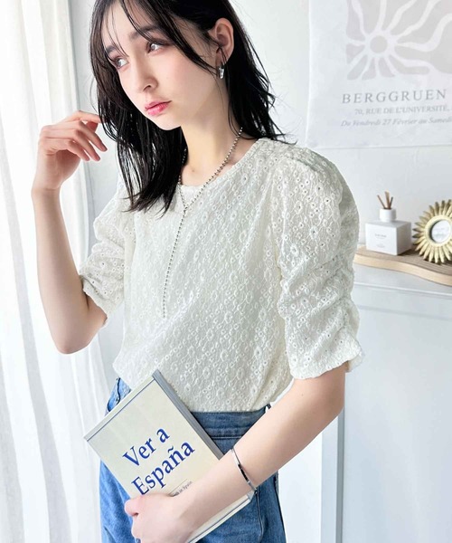 tシャツ ふくれジャカードキルトプルオーバー レディース 日本製 ふくれジャカードプルオーバー - ファッション通販なら