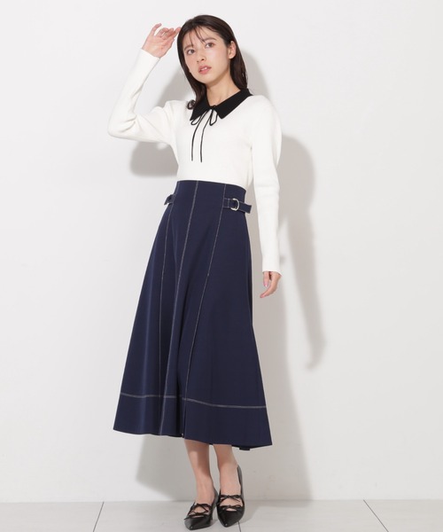 新品　JILL STUART ツイルフレアスカート　ロングスカート JILL by STUART スカート ベーシックツイルセミフレアースカート