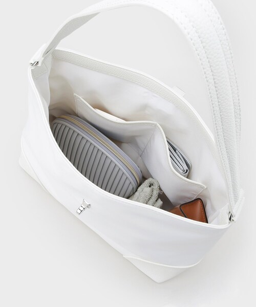 神白シリーズ　ホワイト 合成皮革 カートバッグ 卸売 通販スポーツ - 神白シリーズ ホワイト 合成皮革 カートバッグ