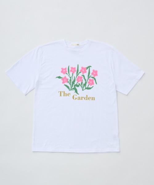 売れ筋商品|||イチ Tシャツ レディース トップス IXHARPER - Print T-shirt -  flower print tシャツ flower print t-shirt／フラワープリントTシャツ