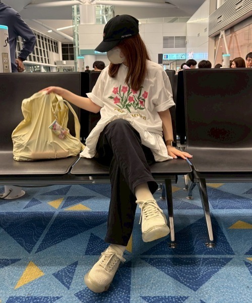 tシャツ flower print t-shirt／フラワープリントTシャツ