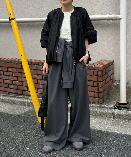 JOURNAL STANDARD コート アウター ワッシャーナイロンギャザー