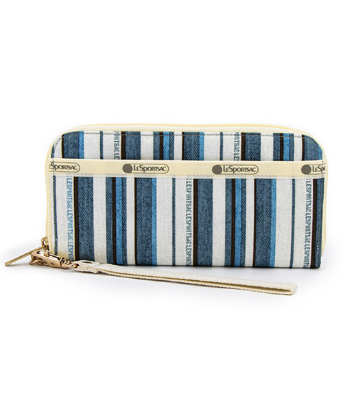 国内配送★LeSportsac★SLIM WALLET 選べる9色 SLIM WALLETヴィヴィッドブルー（財布）｜LeSportsac