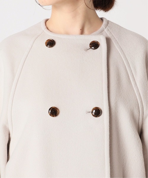 SLOBE IENA（スローブイエナ） ノーカラージャケット 38 ブラック系