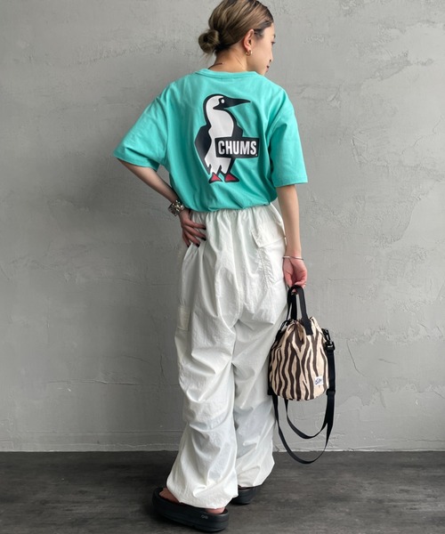 tシャツ 「WEB限定」「CHUMS/チャムス」 BOOBY SUSHI FRIENDS バックプリント ショートスリーブTシャツ レディース メンズ CHUMS tシャツ 「WEB限定」「CHUMS/チャムス」 BOOBY SUSHI
