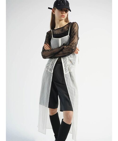 ワンピース CHECK SHEER LAYERED ONEPIECE : ZOZOTOWN Yahoo!店 - 通販
