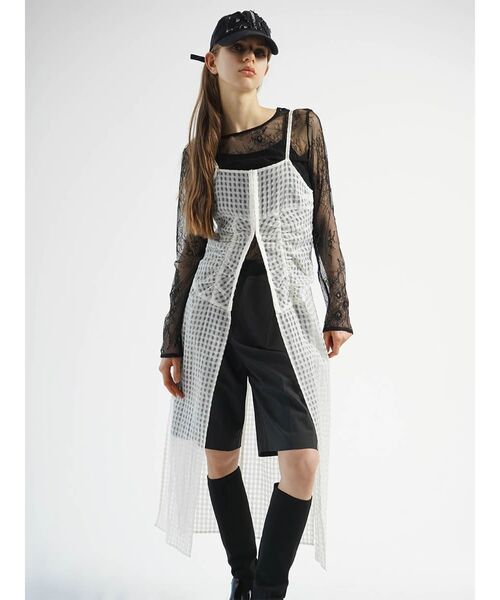 ワンピ様　確認 ワンピース CHECK SHEER LAYERED ONEPIECE : ZOZOTOWN Yahoo!店