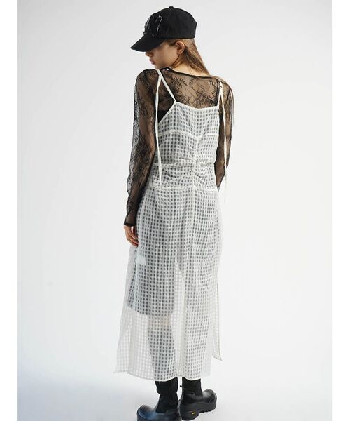 ワンピース CHECK SHEER LAYERED ONEPIECE : ZOZOTOWN Yahoo!店 - 通販