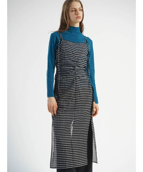 ワンピース CHECK SHEER LAYERED ONEPIECE : ZOZOTOWN Yahoo!店 - 通販