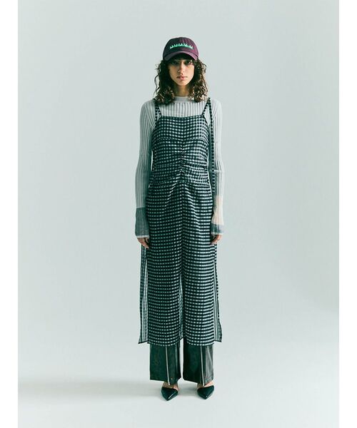 ワンピース CHECK SHEER LAYERED ONEPIECE : ZOZOTOWN Yahoo!店 - 通販