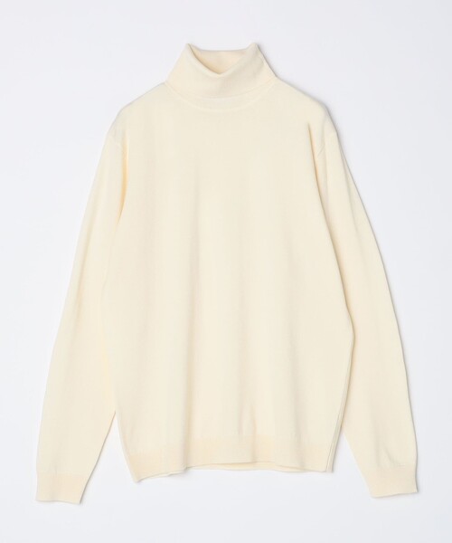 「SHIPS Colors」 タートルネックニット X-LARGE オフホワイト メンズ_画像3