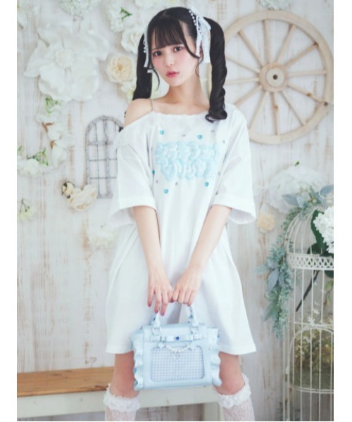 Ank Rouge tシャツ キラキラニートプリンセスTE レディース