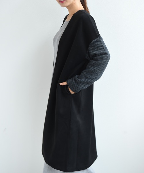 「INTERPLANET」 コート FREE ブラック レディース_画像4