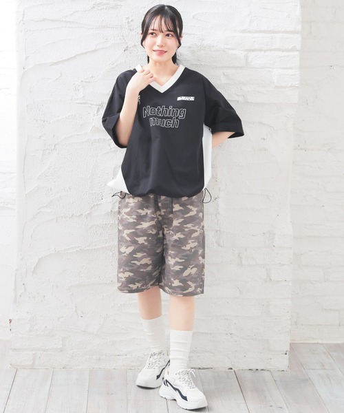 カナヘイ いちごパンツ Honeys パンツ イージーハーフパンツ レディース : ZOZOTOWN