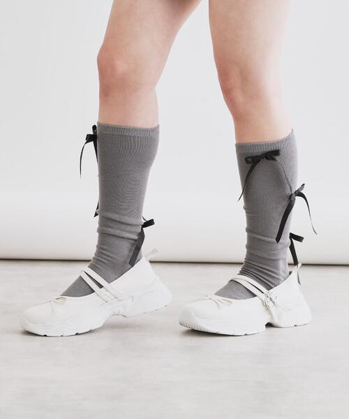 PINK-latte（ピンクラテ） バレエシューズ ブロケットスニーカー