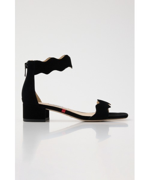 STACCATO サンダル スカラップカットサンダル レディース