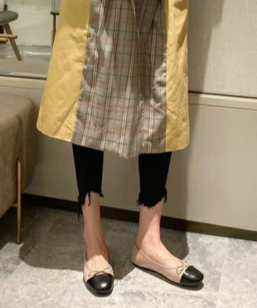 パンプス バイカラーリボンパンプス : ZOZOTOWN Yahoo!店 - 通販
