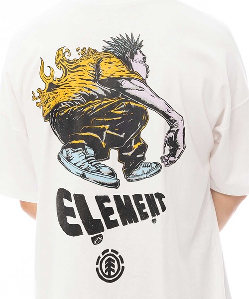ELEMENT（エレメント） tシャツ ELEMENT JOHANN FLIP SS メンズ