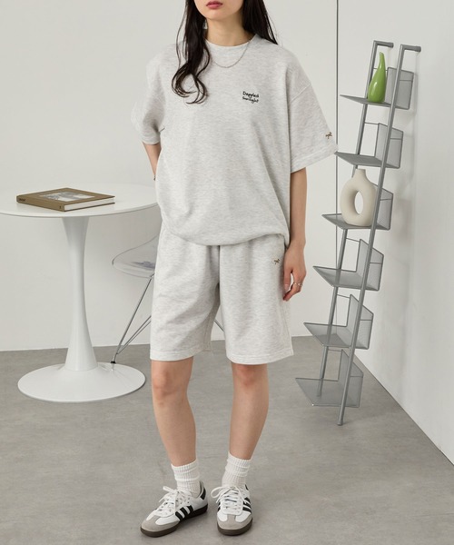 Fox 長袖シャツとパンツ セット グレー PENNEYS（ペニーズ） パジャマ 別注 THE FOX ロゴ セットアップ ワン