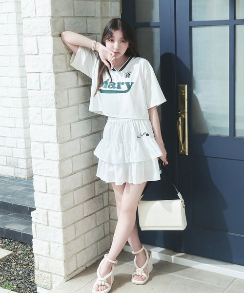 3点おまとめ　大人気！　再入荷！　マリークワント　白　Tシャツ Lサイズ MARY QUANT tシャツ マリークワント mary quant ユニフォーム