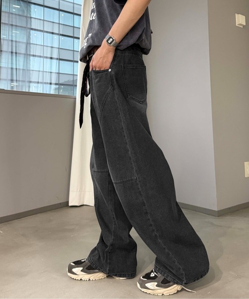 ジーンズ 立体カーブデニム メンズ レディース : ZOZOTOWN Yahoo
