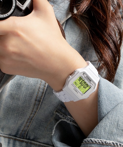 TIMEX 「TIMEX」 デジタル腕時計 FREE ホワイト メンズ
