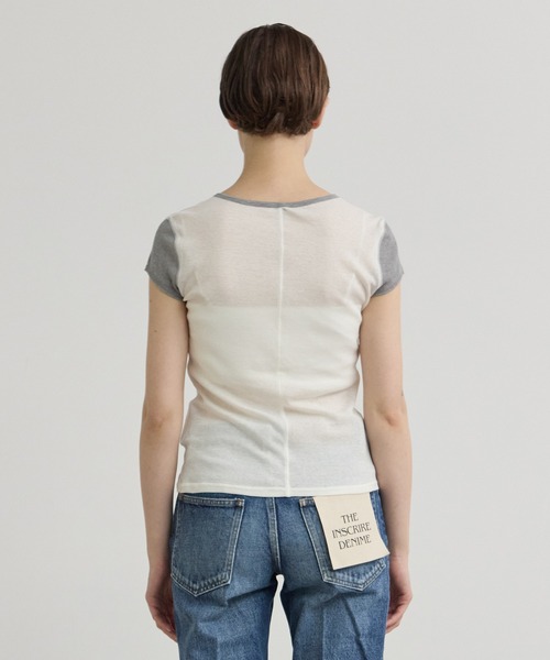 INSCRIRE（アンスクリア） tシャツ 「INSCRIRE/アンスクリア」Natural