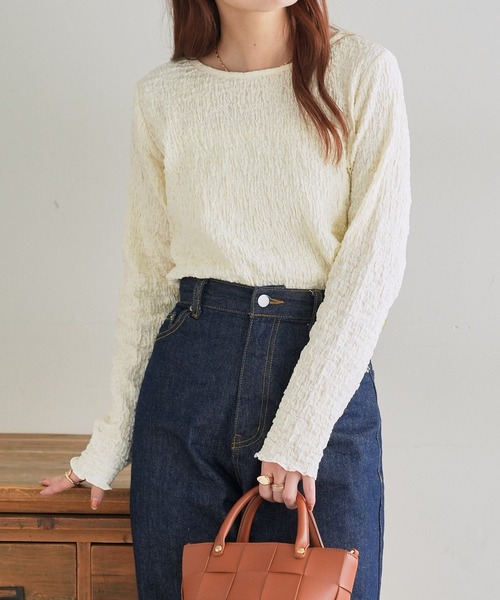 「Didot.showroom」 長袖ブラウス FREE グレイッシュベージュ レディース Discoat 「DISCOAT」 長袖ブラウス FREE ベージュ レディース