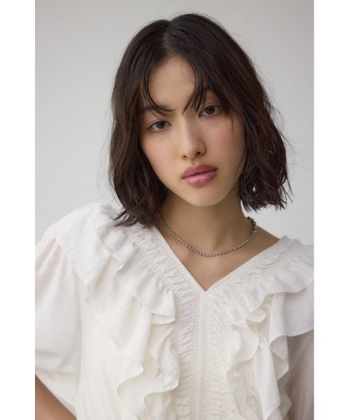 moussy ショルダーフリルブラウス MOUSSY | SHOULDER フリルブラウス (シャツ・ブラウス ) |SHEL
